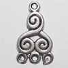Connector Lead-Free Zinc Alloy Jewelry Findings 7.3x21mm hole=1mm Sold per pkg of 600