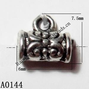Connector Lead-Free Zinc Alloy Jewelry Findings 7.5x6mm Sold by KG