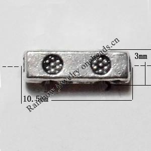 Connector Lead-Free Zinc Alloy Jewelry Findings 3x10.5mm Sold per pkg of 2000