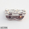 Connector Lead-Free Zinc Alloy Jewelry Findings 9x3.5mm hole=1mm Sold per pkg of 2000