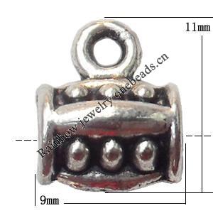 Connector Lead-Free Zinc Alloy Jewelry Findings 9x11mm big hole=3.5mm,small hole=2mm Sold by KG