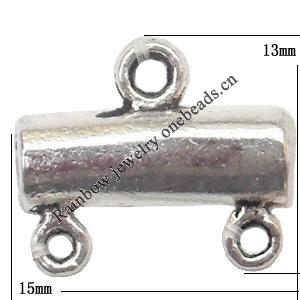 onnector  Lead-Free Zinc Alloy Jewelry Findings 15x13mm hole=1.5mm Sold per pkg of 700