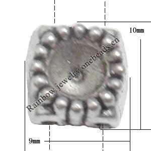 Connector Lead-Free Zinc Alloy Jewelry Findings 9x10mm hole=1mm Sold per pkg of 600