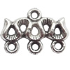 Connector Lead-Free Zinc Alloy Jewelry Findings 12x18mm hole=1.5mm Sold per pkg of 500