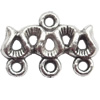 Connector Lead-Free Zinc Alloy Jewelry Findings 12x18mm hole=1.5mm Sold per pkg of 500