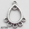 Connector Lead-Free Zinc Alloy Jewelry Findings 12x16mm hole=1mm Sold per pkg of 1000