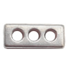 Connector Lead-Free Zinc Alloy Jewelry Findings 17x7mm hole=3mm Sold per pkg of 500