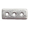 Connector Lead-Free Zinc Alloy Jewelry Findings 14x6mm hole=1.5mm Sold per pkg of 1000