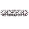 Connector Lead-Free Zinc Alloy Jewelry Findings 17x14mm hole=1mm Sold per pkg of 1000