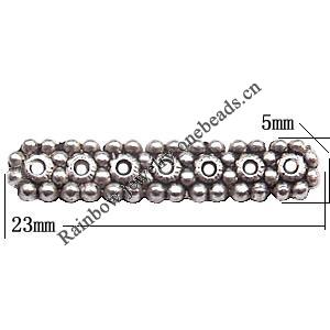 Connector Lead-Free Zinc Alloy Jewelry Findings 23x5mm hole=1mm Sold per pkg of 800
