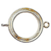 Connector Lead-Free Zinc Alloy Jewelry Findings，19x25mm hole=1mm Sold per pkg of 500