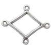 Connector Lead-Free Zinc Alloy Jewelry Findings，23x19mm hole=1mm Sold per pkg of 600