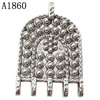 Connector Lead-Free Zinc Alloy Jewelry Findings，24.5x36.5mm hole=3mm Sold per pkg of 100