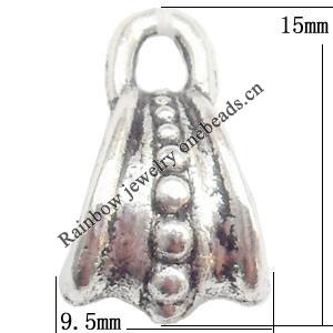 Connector Lead-Free Zinc Alloy Jewelry Findings 9.5x15mm hole=2mm Sold by KG