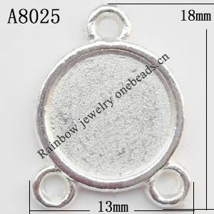 Connector Lead-Free Zinc Alloy Jewelry Findings 13x18mm hole=1.2mm Sold per pkg of 700