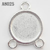 Connector Lead-Free Zinc Alloy Jewelry Findings 13x18mm hole=1.2mm Sold per pkg of 700