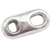 Connector Lead-Free Zinc Alloy Jewelry Findings 11x10mm big hole=2mm,small hole=1mm Sold per pkg of 400