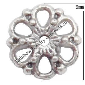 Connector Lead-Free Zinc Alloy Jewelry Findings 9mm hole=0.5mm Sold per pkg of 1500