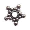 Spacer  Lead-Free Zinc Alloy Jewelry Findings，9mm hole=2mm Sold per pkg of 3000