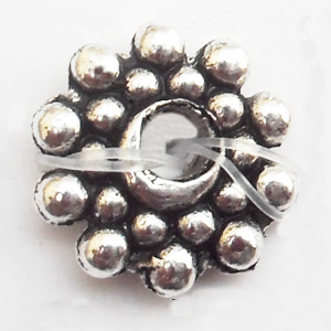 Spacer  Lead-Free Zinc Alloy Jewelry Findings，9mm hole=2mm Sold per pkg of 2000