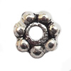 Spacer  Lead-Free Zinc Alloy Jewelry Findings，5mm hole=1mm Sold per pkg of 7000