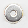 Spacer  Lead-Free Zinc Alloy Jewelry Findings，7.5mm hole=1mm Sold per pkg of 1500