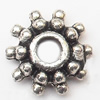 Spacer  Lead-Free Zinc Alloy Jewelry Findings，9mm hole=2mm Sold per pkg of 1500