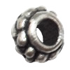Spacer  Lead-Free Zinc Alloy Jewelry Findings，4x7mm hole=3mm Sold per pkg of 1500