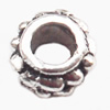 Spacer  Lead-Free Zinc Alloy Jewelry Findings，7x3mm hole=3mm Sold per pkg of 1500