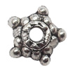 Spacer  Lead-Free Zinc Alloy Jewelry Findings，5mm hole=1mm Sold per pkg of 7000