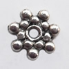 Spacer Lead-Free Zinc Alloy Jewelry Findings，8mm hole=1mm Sold per pkg of 2000