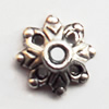 Bead cap Zinc alloy Jewelry Finding Lead-Free,9mm hole=1mm Sold per pkg of 2000