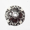 Bead cap Zinc alloy Jewelry Finding Lead-Free 9mm hole=1mm Sold per pkg of 1000