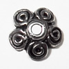 Bead cap Zinc alloy Jewelry Finding Lead-Free 10mm hole=1mm Sold per pkg of 1000