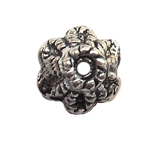 Bead cap Zinc alloy Jewelry Finding Lead-Free 6.5mm hole=1mm Sold per pkg of 3000
