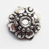Bead cap Zinc alloy Jewelry Finding Lead-Free 9.5mm hole=1mm Sold per pkg of 1500