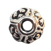 Bead cap Zinc alloy Jewelry Finding Lead-Free 7x4mm hole=1.5mm Sold per pkg of 3000