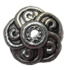 Bead cap Zinc alloy Jewelry Finding Lead-Free 9mm hole=1mm Sold per pkg of 2000