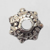 Bead cap Zinc alloy Jewelry Finding Lead-Free 5mm hole=1mm Sold per pkg of 6000
