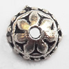 Bead cap Zinc alloy Jewelry Finding Lead-Free 8mm hole=1mm Sold per pkg of 2000