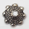 Bead cap Zinc alloy Jewelry Finding Lead-Free 8.5mm hole=1mm Sold per pkg of 2000