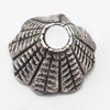 Bead cap Zinc alloy Jewelry Finding Lead-Free 8x5.5mm hole=1.5mm Sold per pkg of 1000