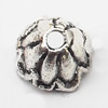 Bead cap Zinc alloy Jewelry Finding Lead-Free 5x7mm hole=1mm Sold per pkg of 2000