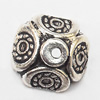 Bead cap Zinc alloy Jewelry Finding Lead-Free 9mm hole=1mm Sold per pkg of 1000