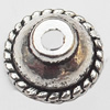 Bead cap Zinc alloy Jewelry Finding Lead-Free 9.5mm hole=1mm Sold per pkg of1000