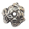 Bead cap Zinc alloy Jewelry Finding Lead-Free 8mm hole=1mm Sold per pkg of 2000