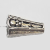 Bead cap Zinc alloy Jewelry Finding Lead-Free 12x8mm hole=1mm Sold per pkg of 500