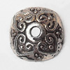 Bead cap Zinc alloy Jewelry Finding Lead-Free 10mm hole=1mm Sold per pkg of 1500