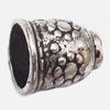 Bead cap Zinc alloy Jewelry Finding Lead-Free 11x9mm hole=2.5mm Sold per pkg of 400