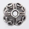 Bead cap Zinc alloy Jewelry Finding Lead-Free 11mm hole=1.5mm Sold per pkg of 1000